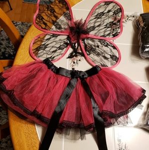 DOGGIE TOO TOO BUTTERFLY OUTFIT